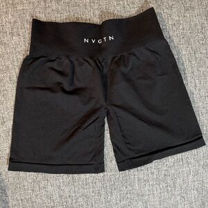 NVGTN Black Pro Seamless Shorts